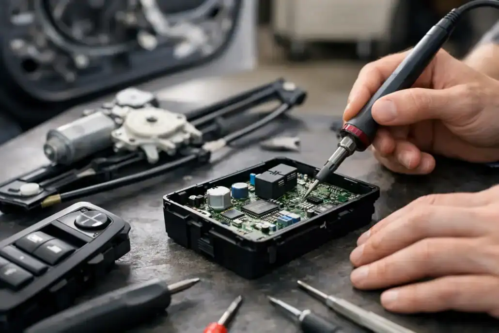 Fensterheber Steuergerät Reparatur erklärt