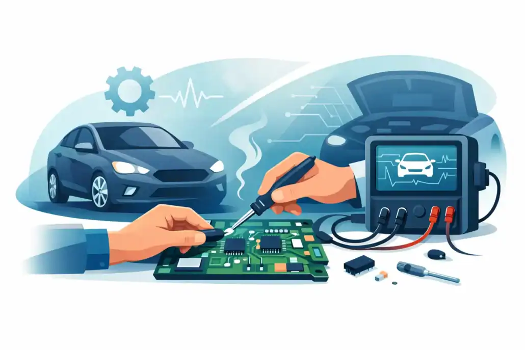 Reparatur KFZ Elektronik statt teurem Tausch