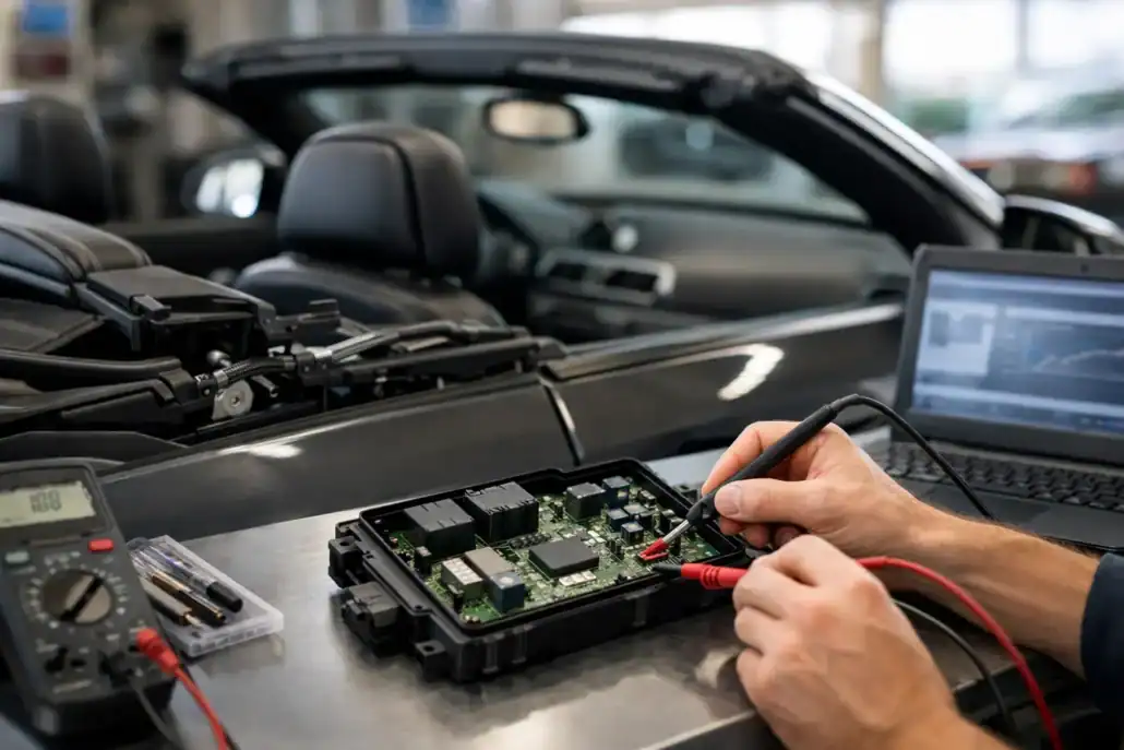 Verdecksteuergerät Reparatur richtig bewerten