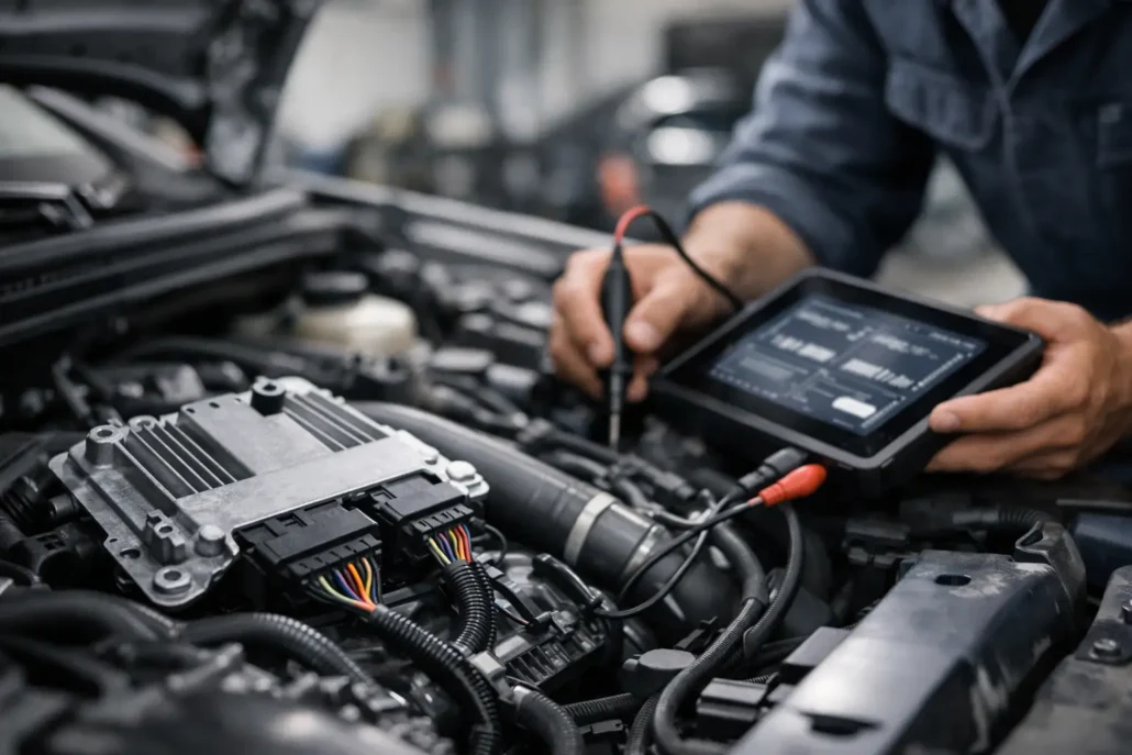 Motorsteuergerät prüfen ohne Ausbau richtig